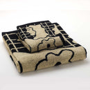 渡辺パイル <br>BUNCH OF FLOWERS フェイスタオル - BLACK <br>大和店・reload店・cerote antiques - ヴィンテージ SHARK ATTACK