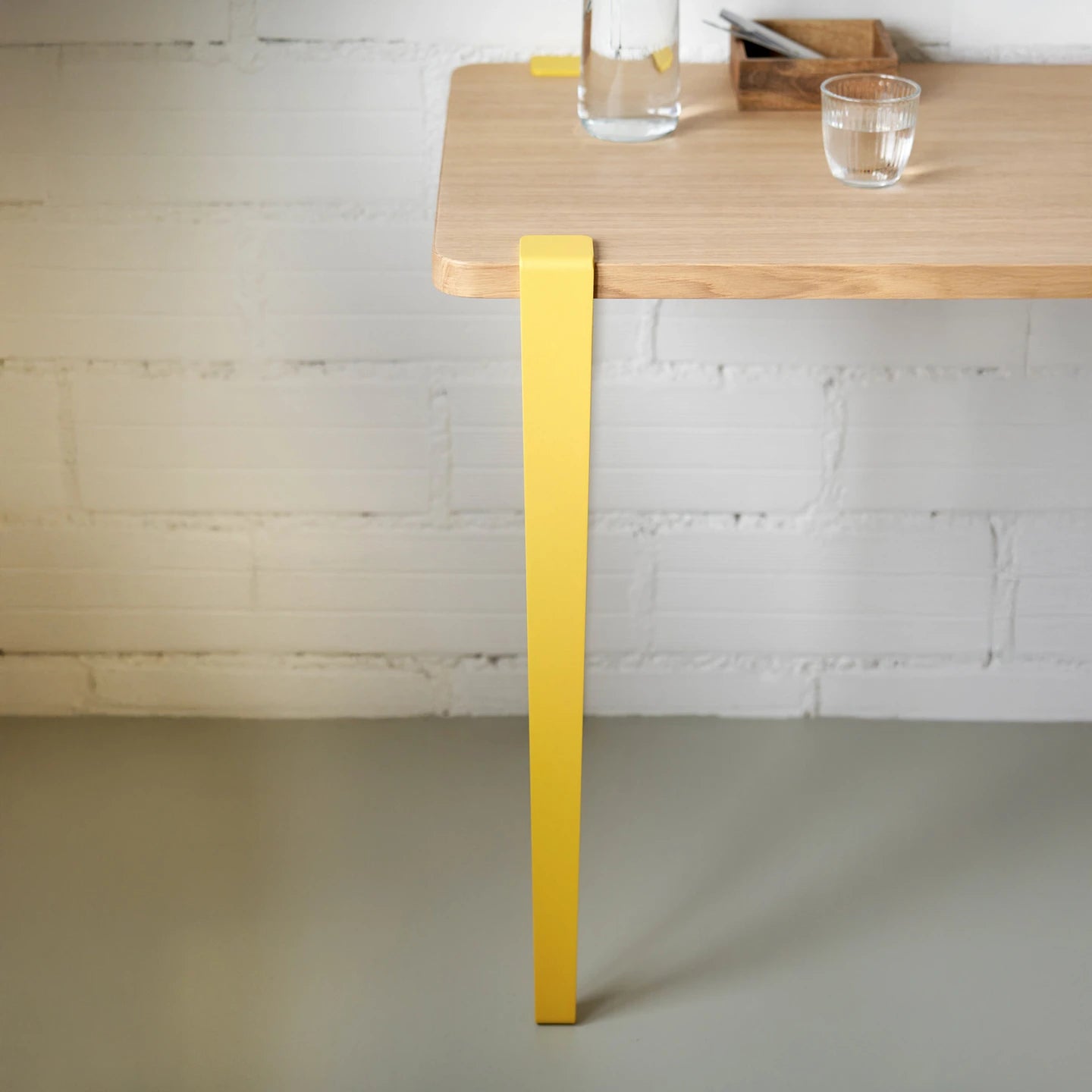 TIPTOE - Table and desk leg – 75 cm - BRIOCHE YELLOW - 大阪店