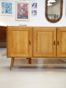 Oak wood coffee table<br> TAMAGAWA BASE