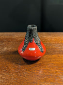 Fat Lava Roth Keramik <br> セラミックフラワーベース <br> West Germany<br>TAMAGAWA BASE