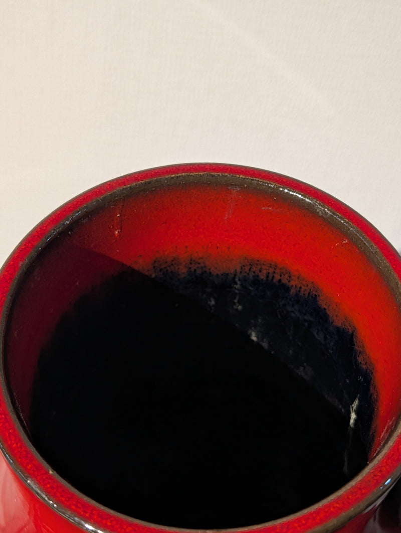 Bückeburg Keramik 68/2121 <br>Fat Lava <br>セラミック フラワーベース <br>1960's-1970's West Germany <br>TAMAGAWA BASE