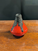 Fat Lava Roth Keramik <br> セラミックフラワーベース <br> West Germany<br>TAMAGAWA BASE