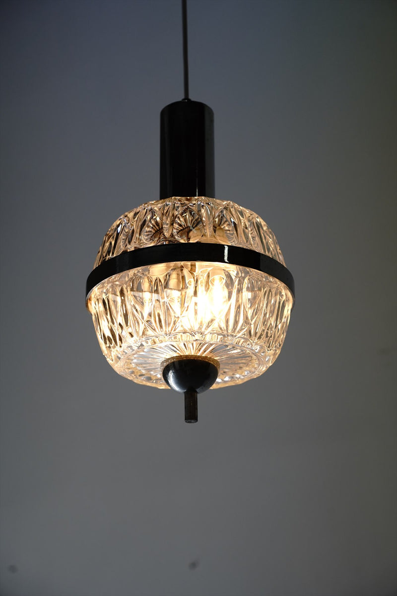 2-light cutting glass pendant lamp vintage Sendagaya store