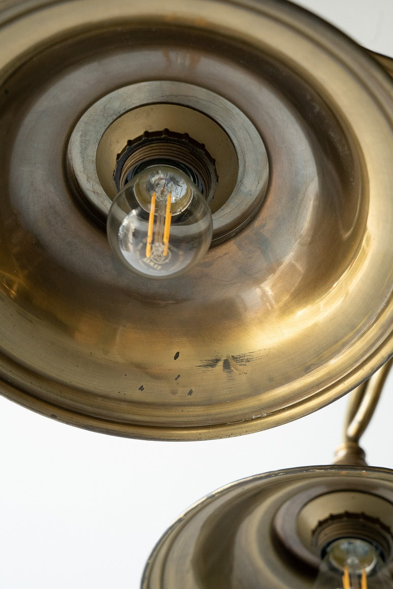 5-light brass chandelier vintage Yamato store