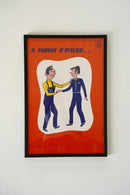 Franceウォールポスター<br>ヴィンテージ <br> 大和店 - ヴィンテージ SHARK ATTACK