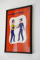 Franceウォールポスター<br>ヴィンテージ <br> 大和店 - ヴィンテージ SHARK ATTACK