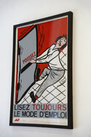 Franceウォールポスター<br>ヴィンテージ <br> 大和店 - ヴィンテージ SHARK ATTACK