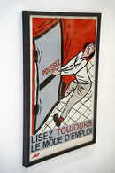 Franceウォールポスター<br>ヴィンテージ <br> 大和店 - ヴィンテージ SHARK ATTACK