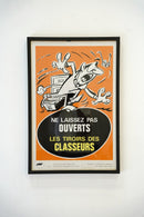 Franceウォールポスター<br>ヴィンテージ <br> 大和店 - ヴィンテージ SHARK ATTACK