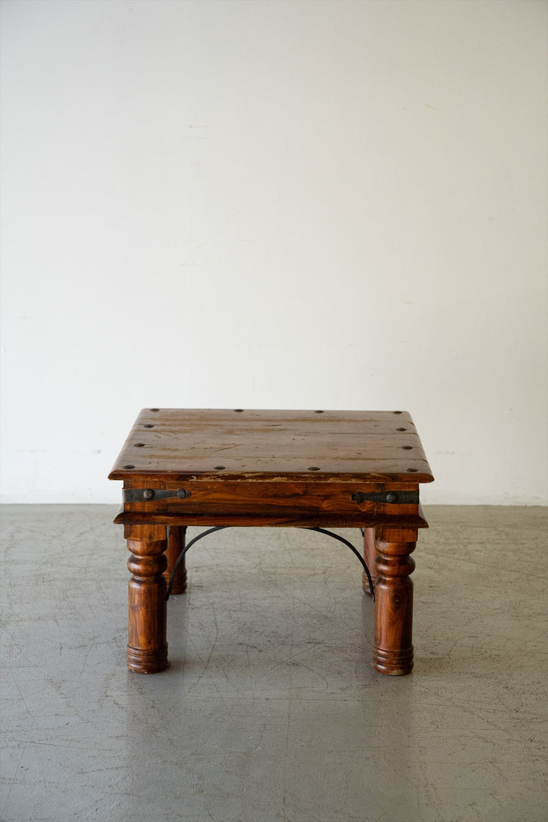 Wood side table vintage Yamato store<br> HOLD~until 6/20 K