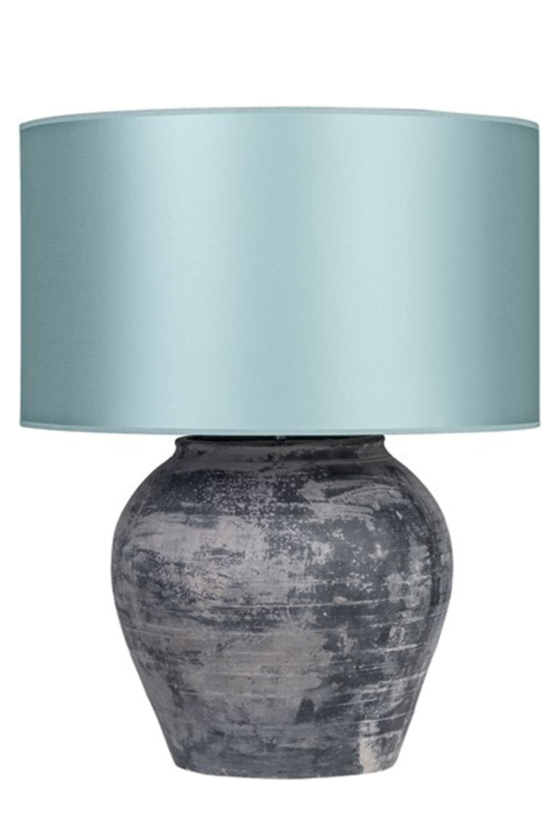 【P】Terracotta Vase Lamp+Shade 9