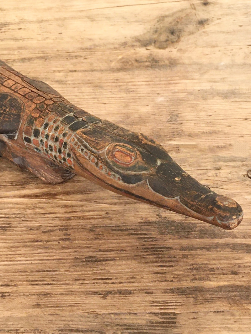 Vintage crocodile motif object (Sendagaya store)