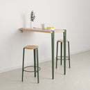 TIPTOE<br>BIG LOU bar stool – SOLID OAK <br>ROSEMARY GREEN - ヴィンテージ SHARK ATTACK