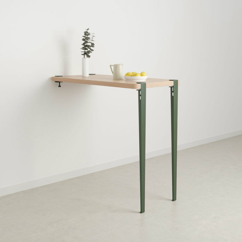 Wall-mounted dining table – height 90cm – eco-certified wood<br>