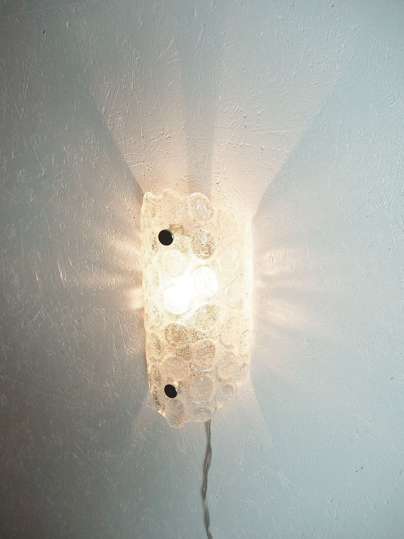 vintage<br> Dot pattern glass bracket lamp Sendagaya store <br>