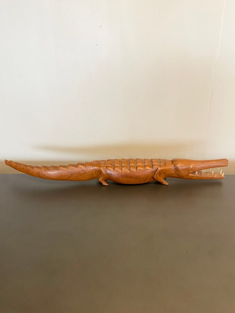 Vintage crocodile motif object (Sendagaya)<br> ATP-210526-2-S
