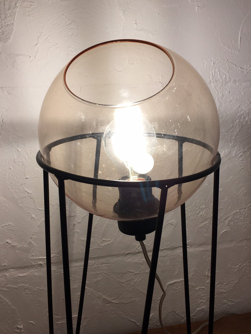 Vintage iron x glass table lamp Sendagaya store