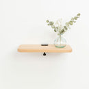 TIPTOE<br>Solid oak shelf – 45x20cm <br>GRAPHITE BLACK - ヴィンテージ SHARK ATTACK