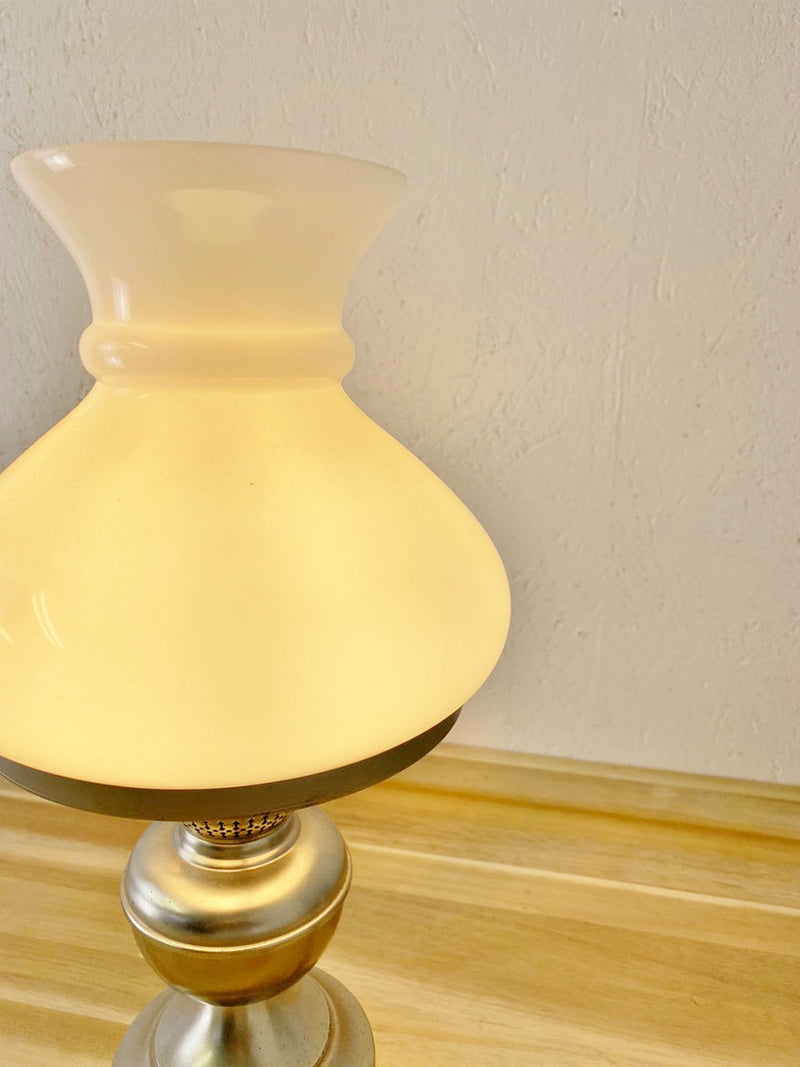Vintage iron base table lamp (Haneda store) HOLD _TDL-210611-2-H