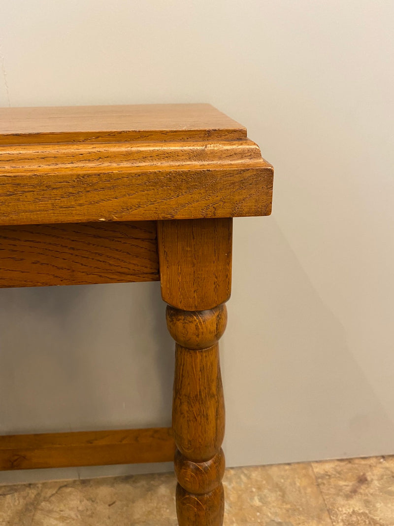Vintage oak wood side table (Sendagaya store)_anwc-210712-7-S