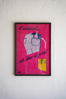 France ウォールポスター<br>ヴィンテージ <br> 大阪店 - ヴィンテージ SHARK ATTACK