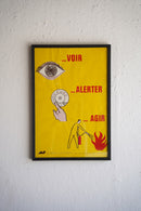 France ウォールポスター<br>ヴィンテージ <br> 大阪店・大和店 - ヴィンテージ SHARK ATTACK