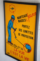 France ウォールポスター<br>ヴィンテージ <br> 大阪店・大和店 - ヴィンテージ SHARK ATTACK