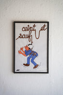 France ウォールポスター<br>ヴィンテージ <br> 大阪店 - ヴィンテージ SHARK ATTACK