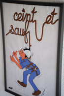 France ウォールポスター<br>ヴィンテージ <br> 大阪店 - ヴィンテージ SHARK ATTACK