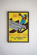 France ウォールポスター<br>ヴィンテージ <br> 大阪店・大和店 - ヴィンテージ SHARK ATTACK