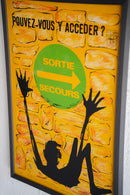 France ウォールポスター<br>ヴィンテージ <br> 大阪店 - ヴィンテージ SHARK ATTACK