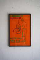 France ウォールポスター<br>ヴィンテージ <br> 大阪店・大和店 - ヴィンテージ SHARK ATTACK