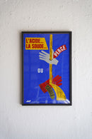 France ウォールポスター<br>ヴィンテージ <br> 大阪店・大和店 - ヴィンテージ SHARK ATTACK