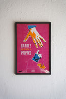 France ウォールポスター<br>ヴィンテージ <br> 大阪店 - ヴィンテージ SHARK ATTACK