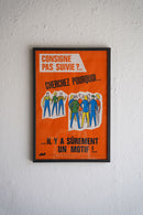 France ウォールポスター<br>ヴィンテージ <br> 大阪店・大和店 - ヴィンテージ SHARK ATTACK