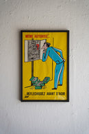 France ウォールポスター<br>ヴィンテージ <br> 大阪店・大和店 - ヴィンテージ SHARK ATTACK