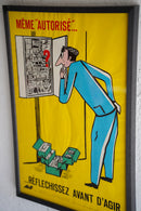 France ウォールポスター<br>ヴィンテージ <br> 大阪店・大和店 - ヴィンテージ SHARK ATTACK