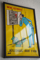 France ウォールポスター<br>ヴィンテージ <br> 大阪店・大和店 - ヴィンテージ SHARK ATTACK