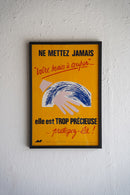 France ウォールポスター<br>ヴィンテージ <br> 大阪店・大和店 - ヴィンテージ SHARK ATTACK