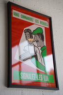 France ウォールポスター<br>ヴィンテージ <br> 大阪店・大和店 - ヴィンテージ SHARK ATTACK