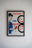 France ウォールポスター<br>ヴィンテージ <br> 大阪店・大和店 - ヴィンテージ SHARK ATTACK