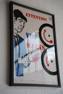 France ウォールポスター<br>ヴィンテージ <br> 大阪店・大和店 - ヴィンテージ SHARK ATTACK