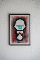 France ウォールポスター<br>ヴィンテージ <br> 大阪店・大和店 - ヴィンテージ SHARK ATTACK