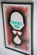 France ウォールポスター<br>ヴィンテージ <br> 大阪店・大和店 - ヴィンテージ SHARK ATTACK