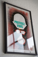 France ウォールポスター<br>ヴィンテージ <br> 大阪店・大和店 - ヴィンテージ SHARK ATTACK