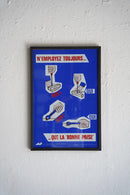 France ウォールポスター<br>ヴィンテージ <br> 大阪店・大和店 - ヴィンテージ SHARK ATTACK