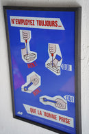 France ウォールポスター<br>ヴィンテージ <br> 大阪店・大和店 - ヴィンテージ SHARK ATTACK