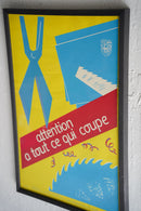 France ウォールポスター<br>ヴィンテージ <br> 大阪店・大和店・千駄ヶ谷店 - ヴィンテージ SHARK ATTACK