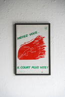 ・France ウォールポスター<br>ヴィンテージ <br> 大阪店・大和店 - ヴィンテージ SHARK ATTACK