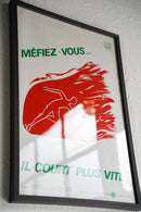 ・France ウォールポスター<br>ヴィンテージ <br> 大阪店・大和店 - ヴィンテージ SHARK ATTACK